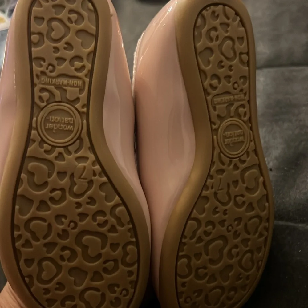 Wonder Nation Pink Kids Ballet Flats